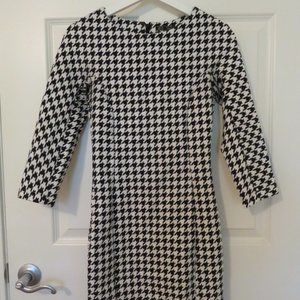 Zara Women's Geometric Print Bodycon Dress Size XS